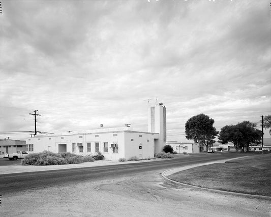 Naval Ordnance Test Station Inyokern, China Lake Pilot Plant, Fire Station & Marine Barracks, D Street, at corner of 4th Street, China Lake, Kern County, CA 1