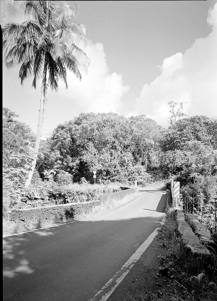 Historic Photo : Hana Belt Road, Between Haiku and Kaipahulu, Hana, Maui County, HI 61 Photograph