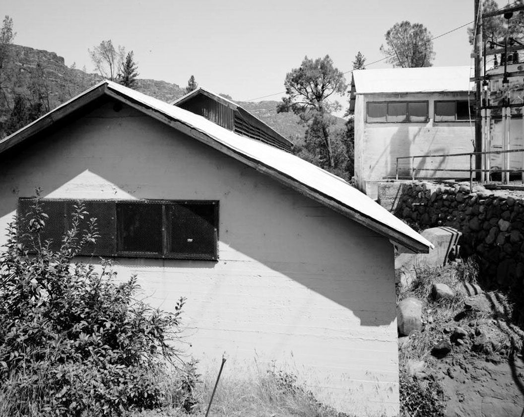 Historic Photo : Centerville Hydroelectric System, Powerhouse, Butte Creek, Centerville, Butte County, CA 2 Photograph