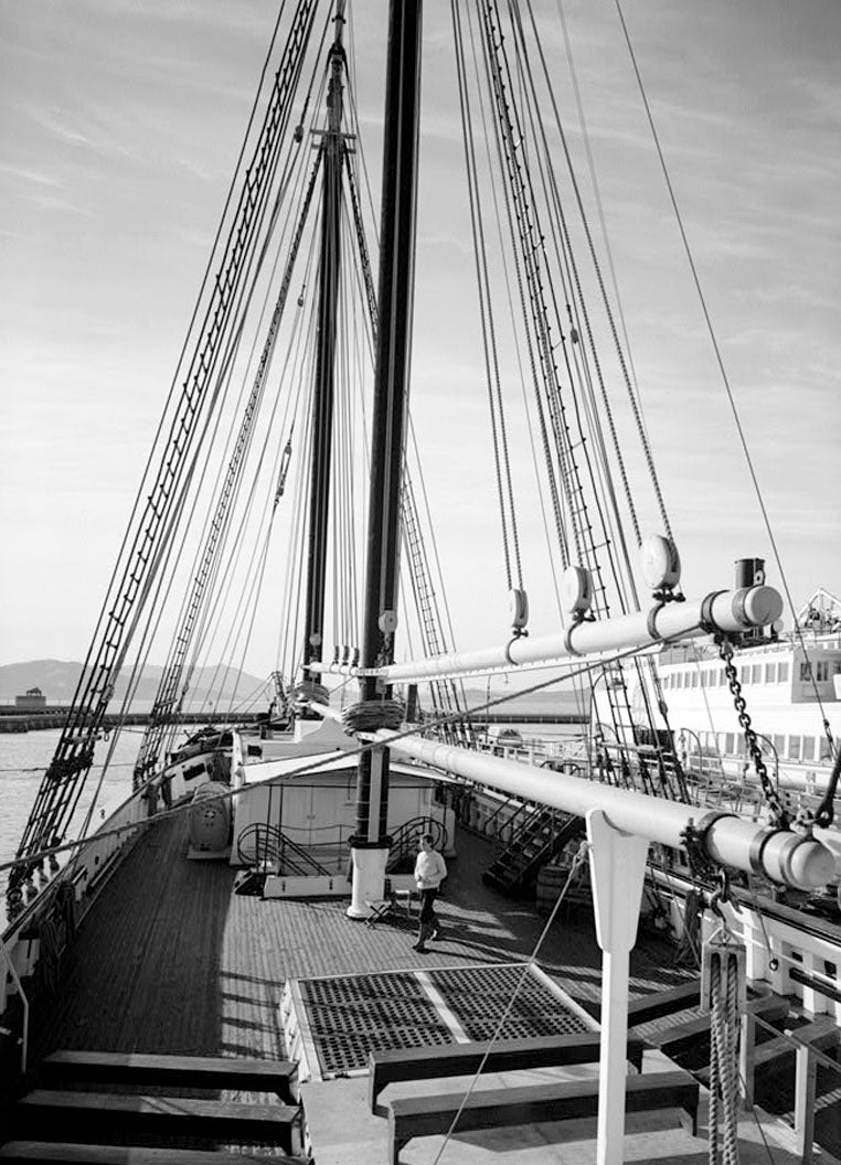 Historic Photo : Schooner C.A. THAYER, Hyde Street Pier, San Francisco, San Francisco County, CA 10 Photograph