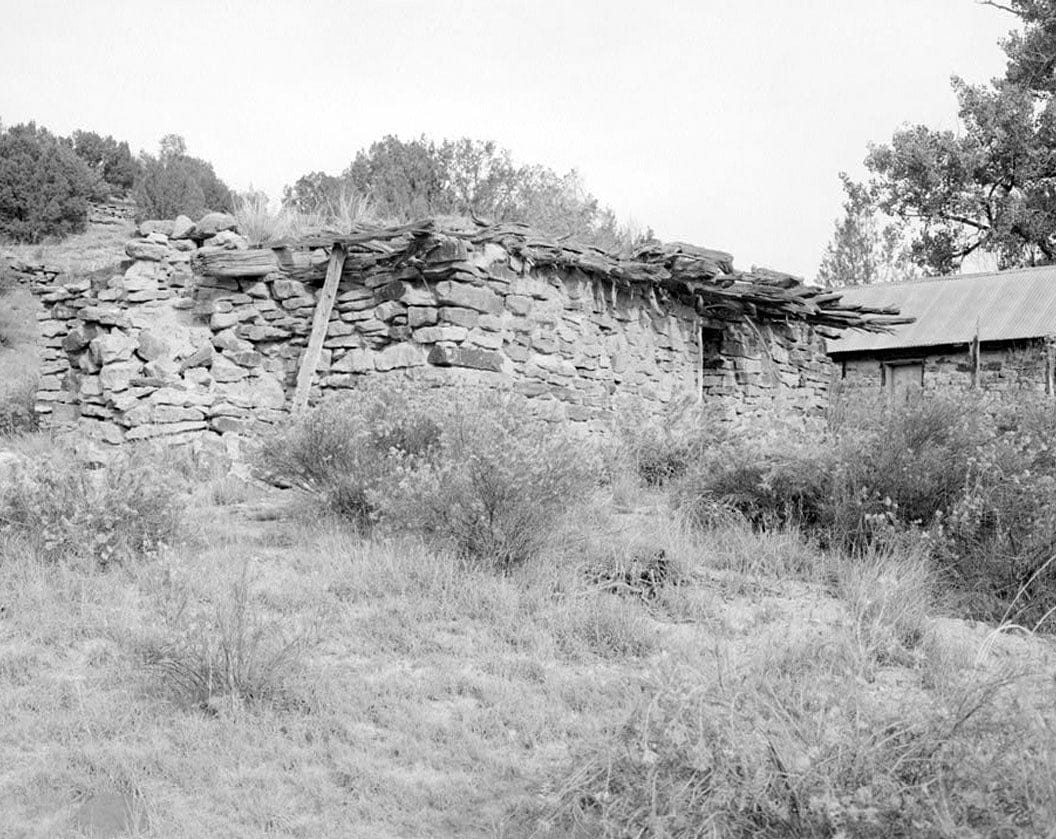 Historic Photo : Mary Doyle Homestead, Original Residence, 30 feet south of residence, Model, Las Animas County, CO 1 Photograph
