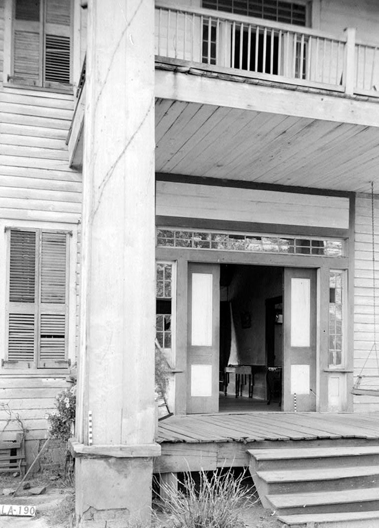 Historic Photo : Joshua B. Grace House & Outbuildings, County Road 24, Allenton, Wilcox County, AL 3 Photograph