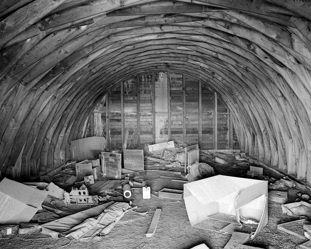 Historic Photo : Edwards Air Force Base, South Base Sled Track, Earth Covered Bunker Types, North of Sled Track, Lancaster, Los Angeles County, CA 1 Photograph