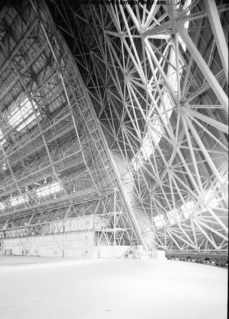 Historic Photo : Naval Air Station Moffett Field, Hanger No. 1, Cummins Avenue, Moffett Field, Sunnyvale, Santa Clara County, CA 11 Photograph