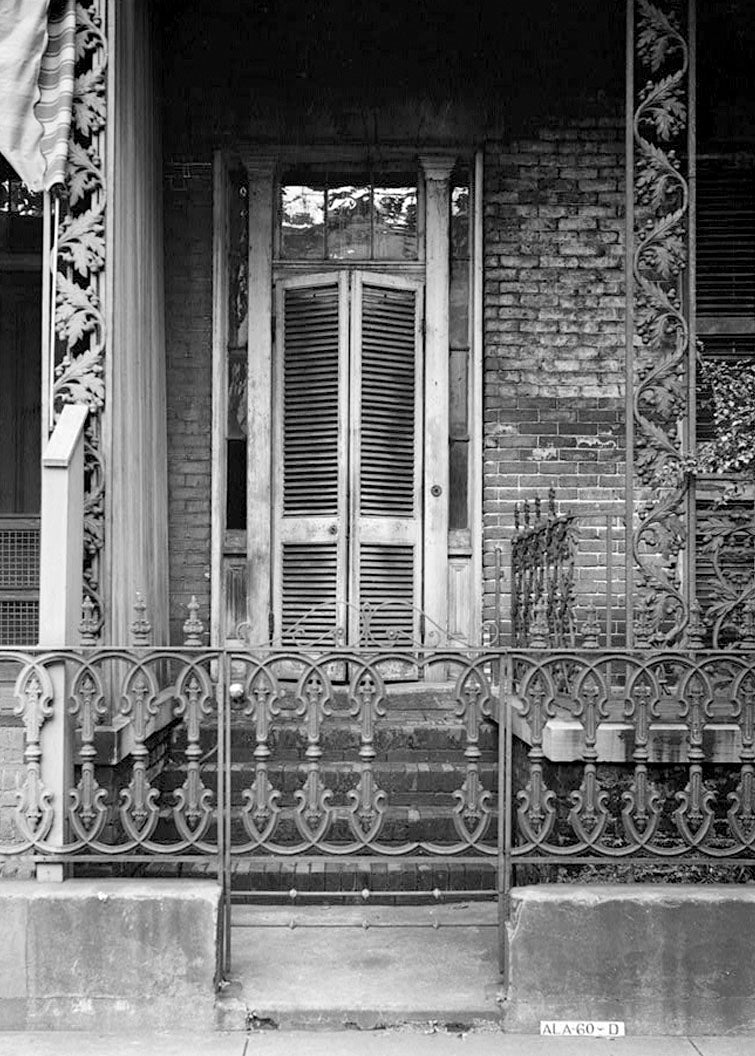 Historic Photo : Huger-Douglas Houses, 109-111 South Conception Street, Mobile, Mobile County, AL 2 Photograph