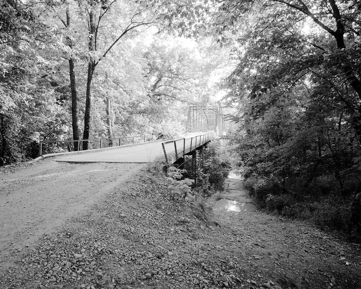 Historic Photo : Wyman Bridge, Spanning West fork of White River at County Road 48, Fayetteville, Washington County, AR 1 Photograph