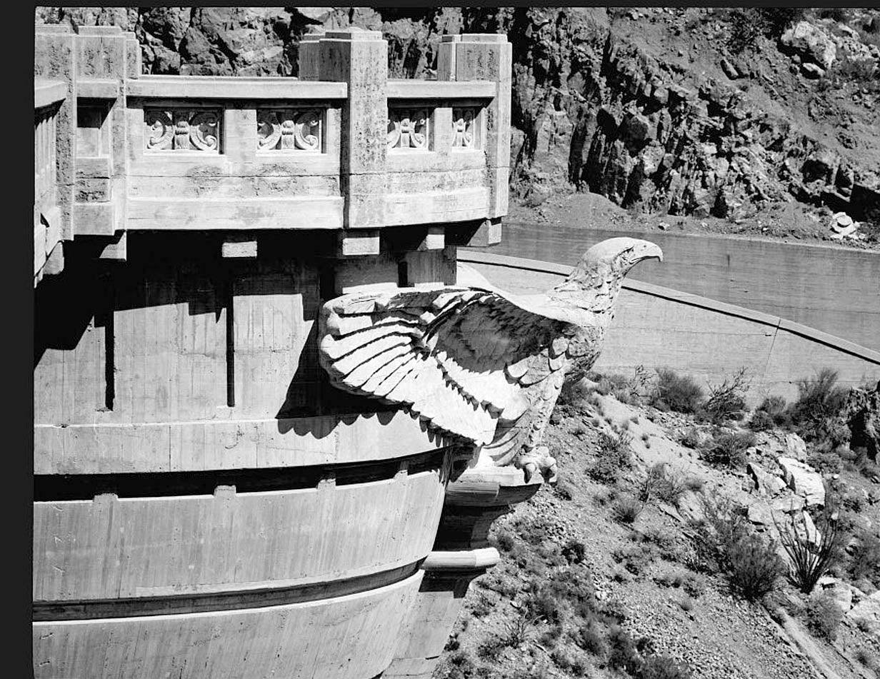 Historic Photo : Coolidge Dam, Gila River, Peridot, Gila County, AZ 2 Photograph