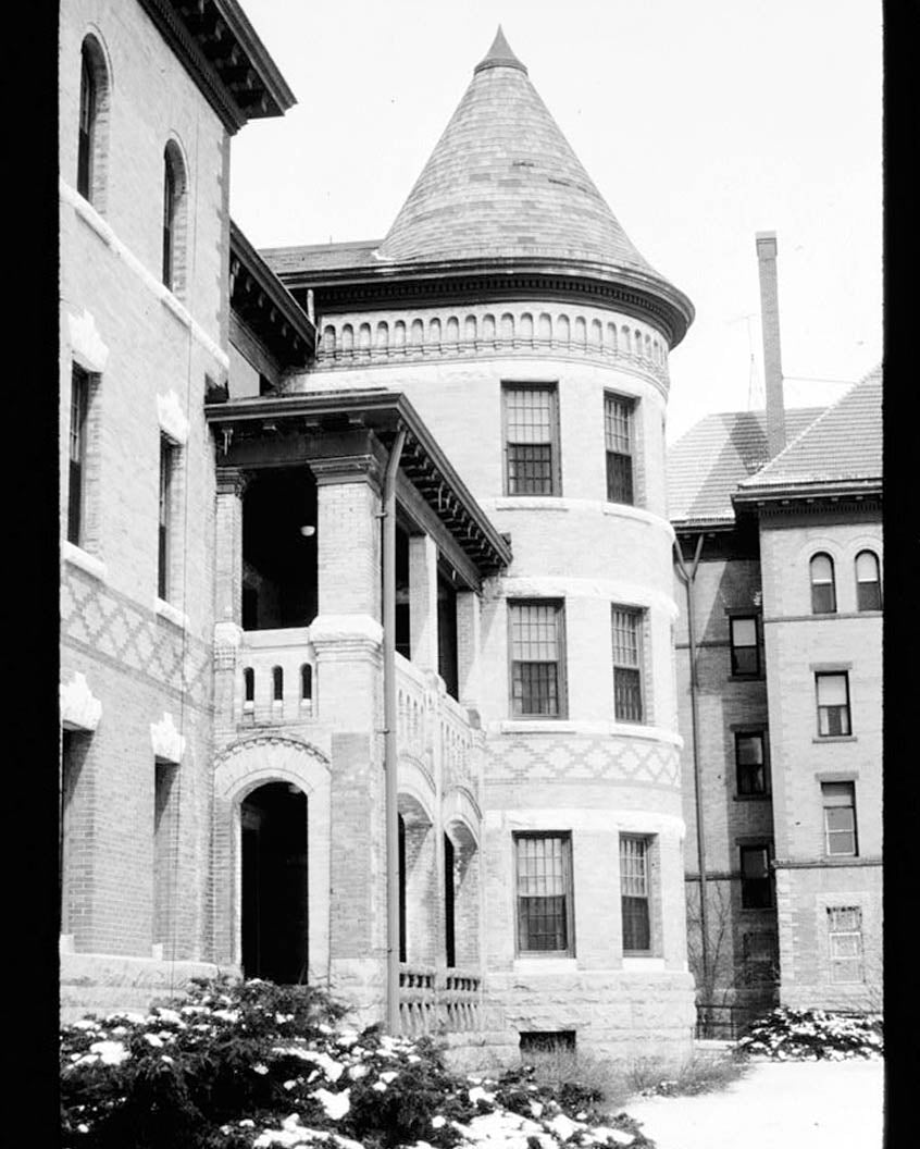 Historic Photo : Hospital for the Insane, Main Building, West Main Street Vicinity, Cherokee, Cherokee County, IA 3 Photograph