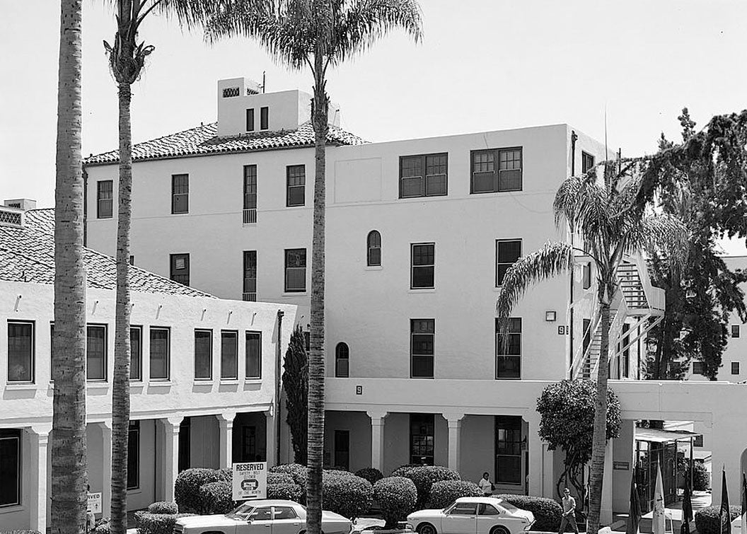 Historic Photo : U.S. Naval Hospital, Ward C, Park Boulevard, Balboa Park, San Diego, San Diego County, CA 2 Photograph
