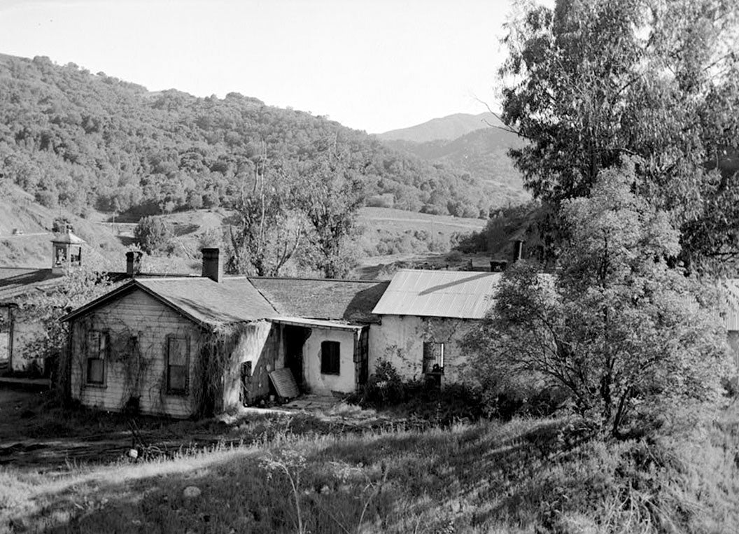 Historic Photo : New Almaden Quicksilver Mine, New Almaden Quicksilver Mine County Park, New Almaden, Santa Clara County, CA 1 Photograph