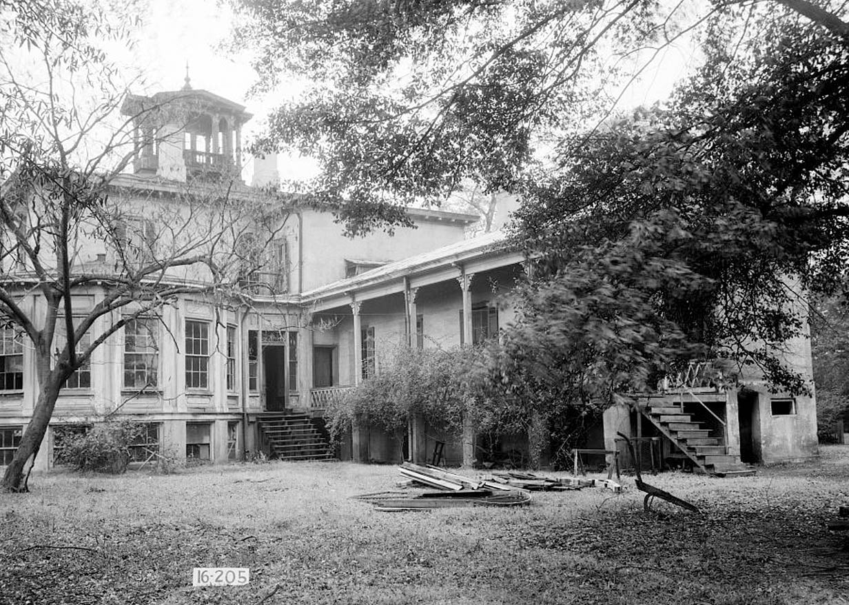 Historic Photo : Jemison-van de Graaf-Burchfield House, 1305 Greensboro Avenue, Tuscaloosa, Tuscaloosa County, AL 1 Photograph