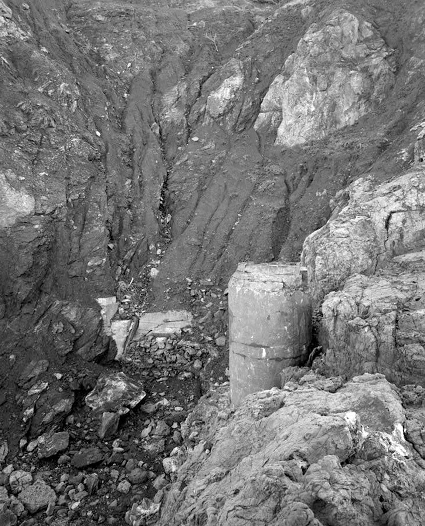 Historic Photo : Mile Rock Tunnel, Under Forty-eighth Avenue from Cabrillo Street to San Francisco Bay at Point Lobos, San Francisco, San Francisco County, CA 3 Photograph