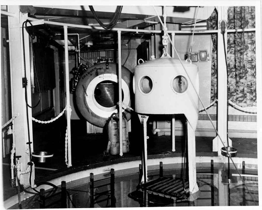 Historic Photo : U.S. Naval Submarine Base, New London Submarine Escape Training Tank, Albacore & Darter Roads, Groton, New London County, CT 6 Photograph