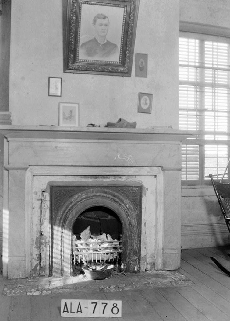 Historic Photo : Jones-Cocke-Crenshaw House, Washington Street (County Road 45), Marion, Perry County, AL 4 Photograph