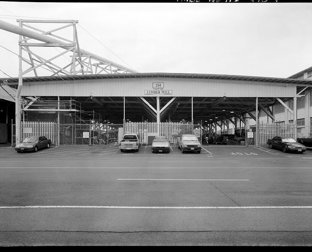 Historic Photo : U.S. Naval Base, Pearl Harbor, Sawmill, Seventh Street near Avenue E, Pearl City, Honolulu County, HI 1 Photograph