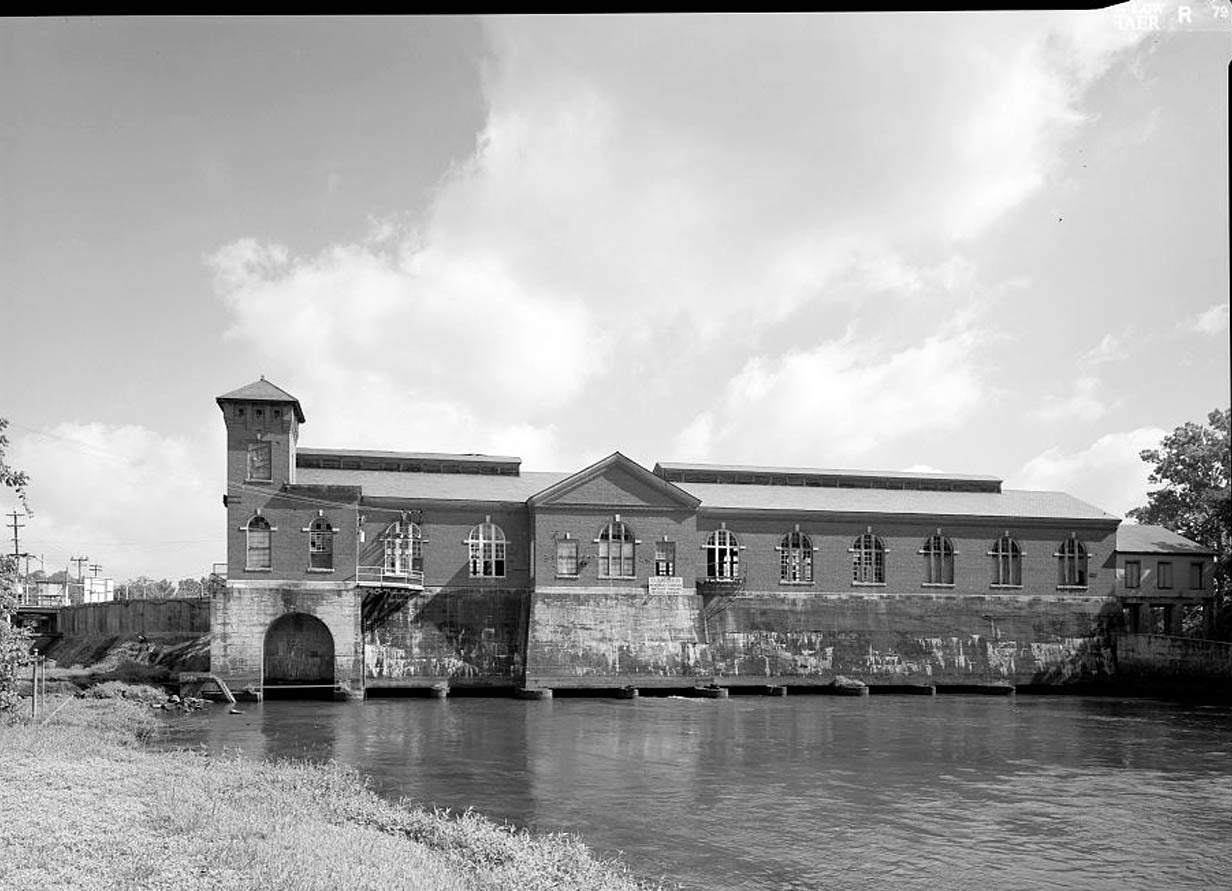 Historic Photo : Langdale Cotton Mill, Powerhouse & Dam, 5910 Nineteenth Avenue, Valley, Chambers County, AL 3 Photograph