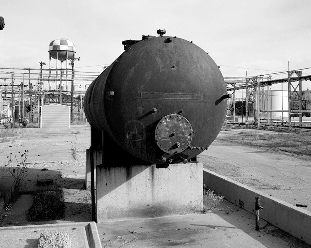 Historic Photo : Rocky Mountain Arsenal, Tank, December Seventh Avenue & D Street, Commerce City, Adams County, CO 1 Photograph