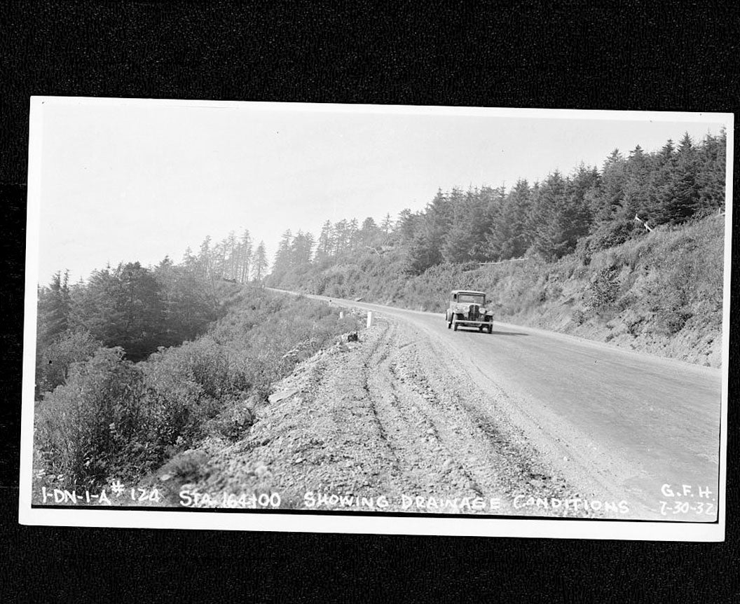Historic Photo : Redwood National & State Parks Roads, California coast from Crescent City to Trinidad, Crescent City, Del Norte County, CA 15 Photograph