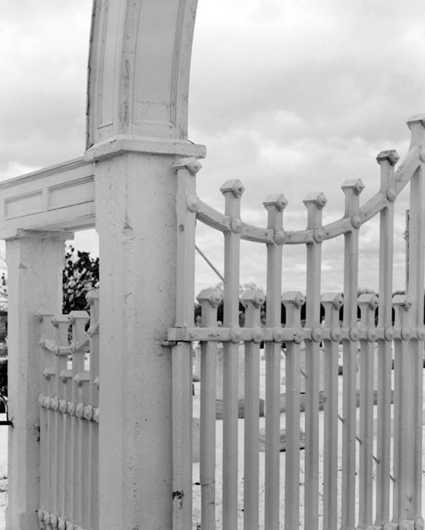 Historic Photo : Odd Fellows Cemetery Gate, Route 13 North of Route 12, Smyrna, Kent County, DE 3 Photograph