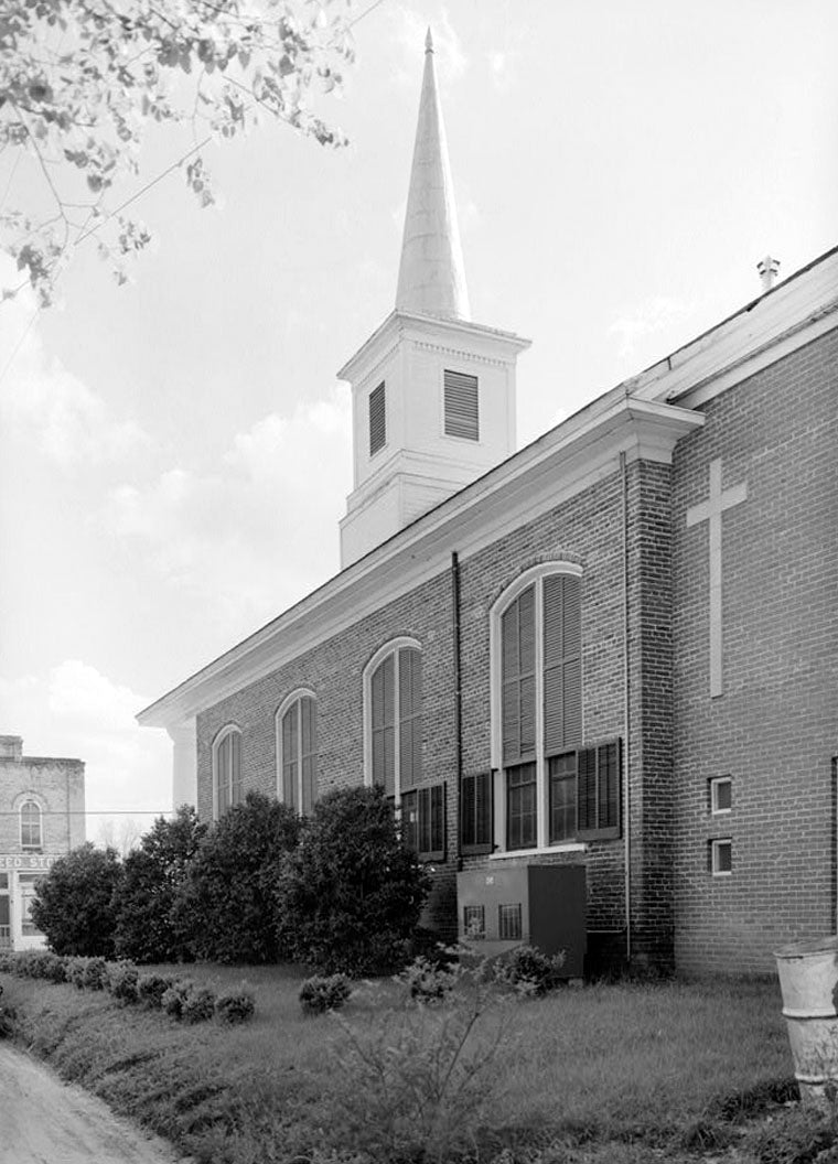 Historic Photo : Monticello Presbyterian Church, Dogwood & Waukeenia Streets, Monticello, Jefferson County, FL 1 Photograph