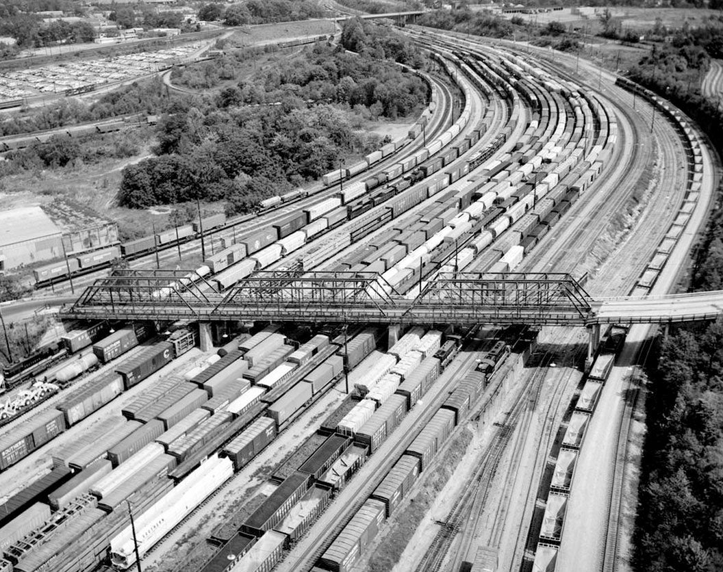 Historic Photo : Marietta Road Bridge, Marietta Road, Spanning Inman Railroad Yards, Atlanta, Fulton County, GA 1 Photograph
