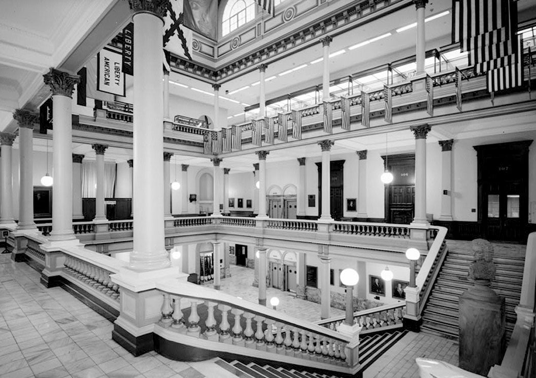 Historic Photo : Georgia State Capitol, Capitol Square, Atlanta, Fulton County, GA 1 Photograph