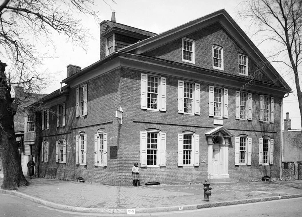 Historic Photo : Amstel House, 2 East Fourth Street, New Castle, New Castle County, DE 4 Photograph