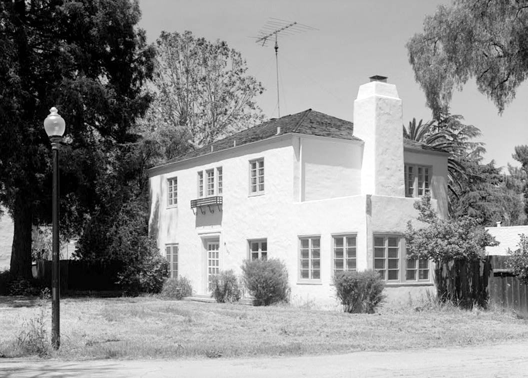 Historic Photo : Agnews State Hospital, Physician's Cottage No. 5, South Side of Palm Drive at end of Portal Lane, Santa Clara, Santa Clara County, CA 1 Photograph