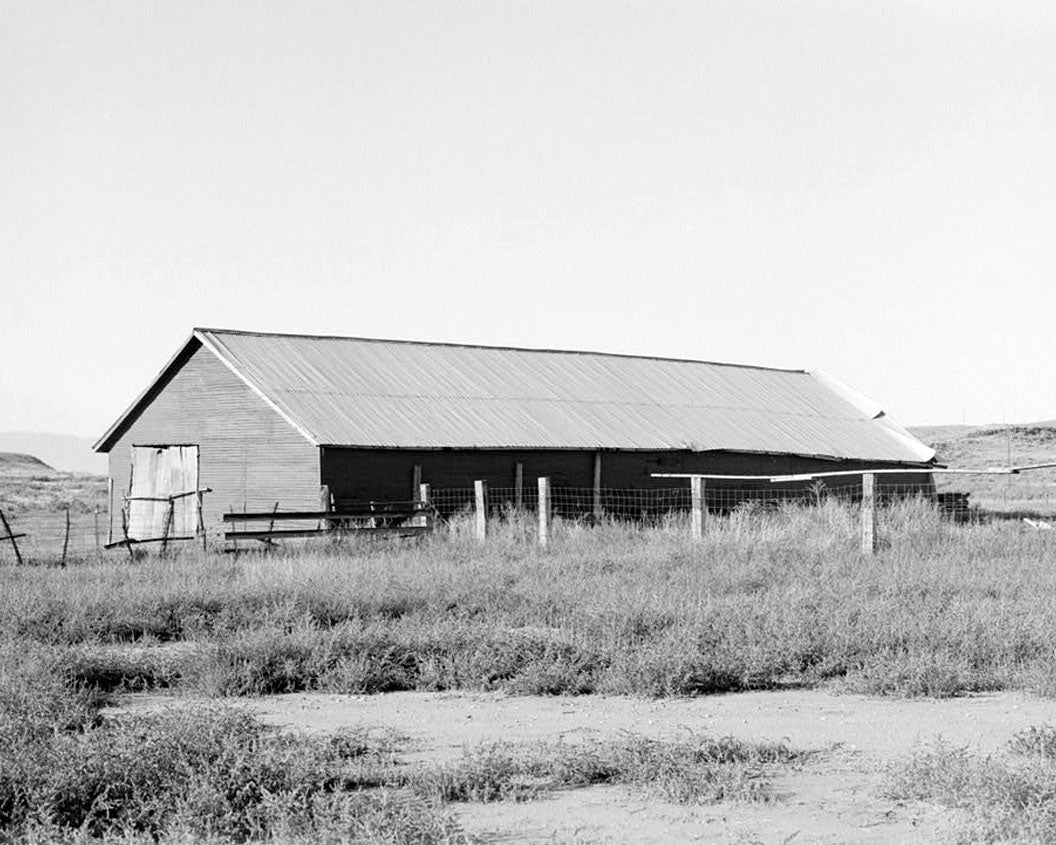 Historic Photo : Samuel T. Brown's Sheep Ranch, Barn, 160 feet east of main residence, Model, Las Animas County, CO 1 Photograph