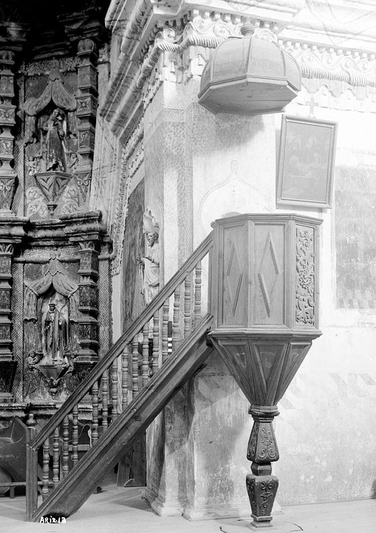 Historic Photo : San Xavier del Bac Mission, Mission Road, Tucson, Pima County, AZ 50 Photograph