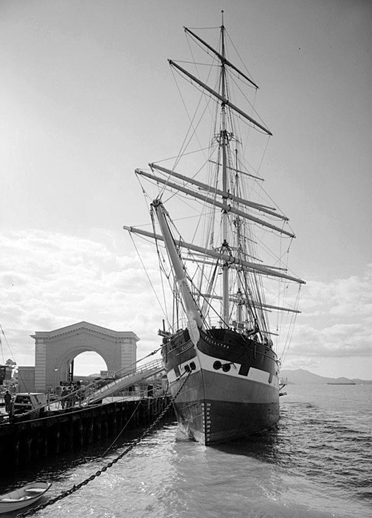 Historic Photo : Ship BALCLUTHA, 2905 Hyde Street Pier, San Francisco, San Francisco County, CA 30 Photograph