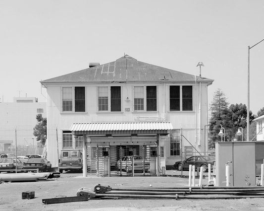 Mare Island Naval Shipyard, Administrative Offices & Cafeteria, Twelfth Street, north side between Railroad Avenue & Cedar Aveneu, Vallejo, Solano County, CA 2