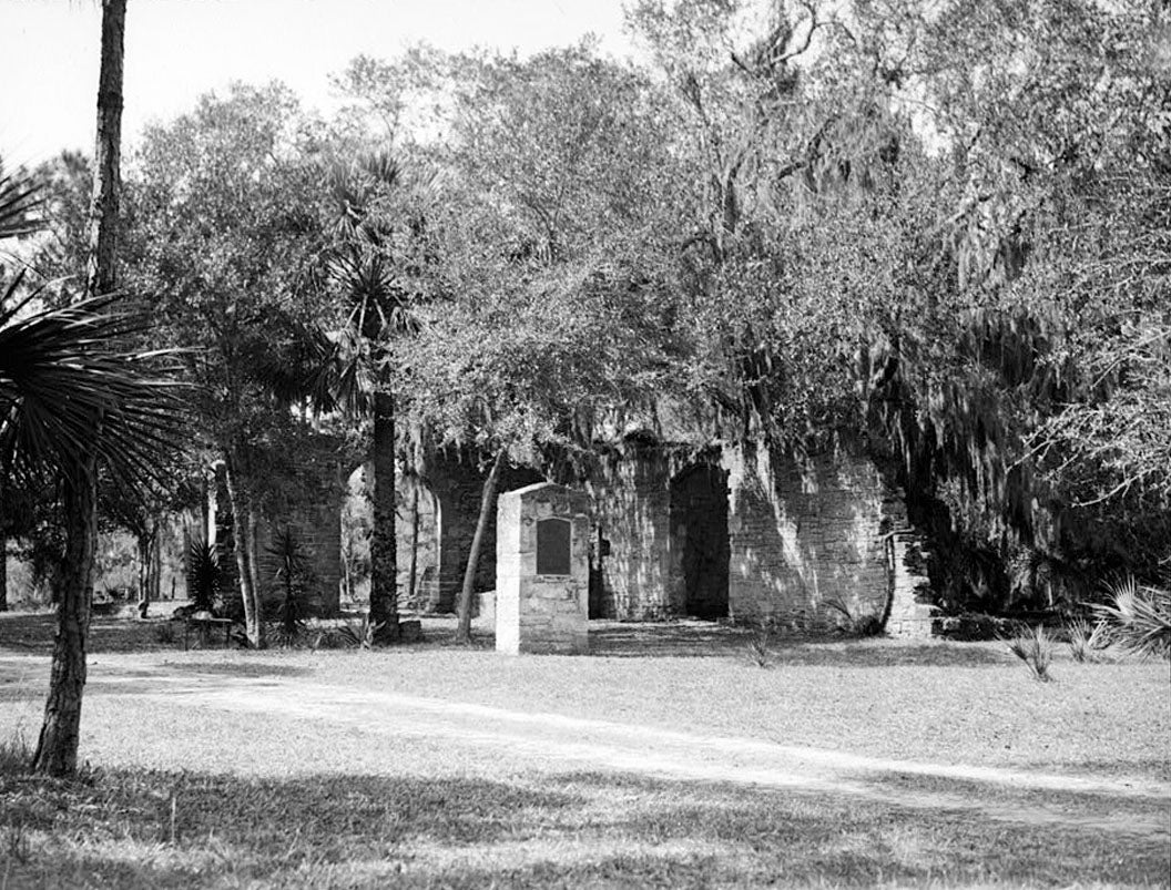 Historic Photo : New Smyrna Sugar Mill (ruins), New Smyrna (historical), Volusia County, FL 1 Photograph