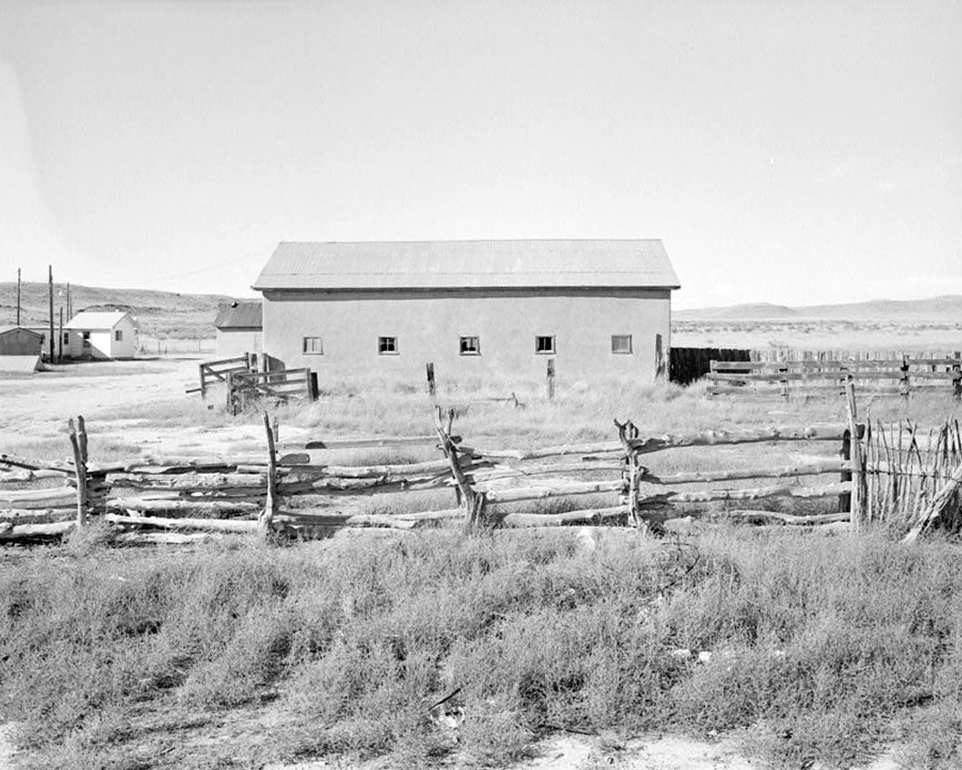 Historic Photo : Samuel T. Brown's Sheep Ranch, Horse Barn, 170 feet northeast of main residence, Model, Las Animas County, CO 2 Photograph