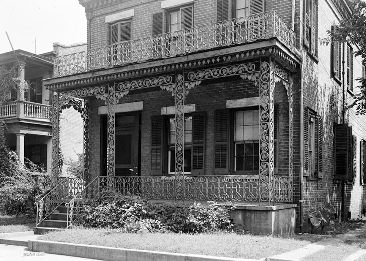 Historic Photo : Revault-Shawhan House, 254 North Conception Street, Mobile, Mobile County, AL 1 Photograph