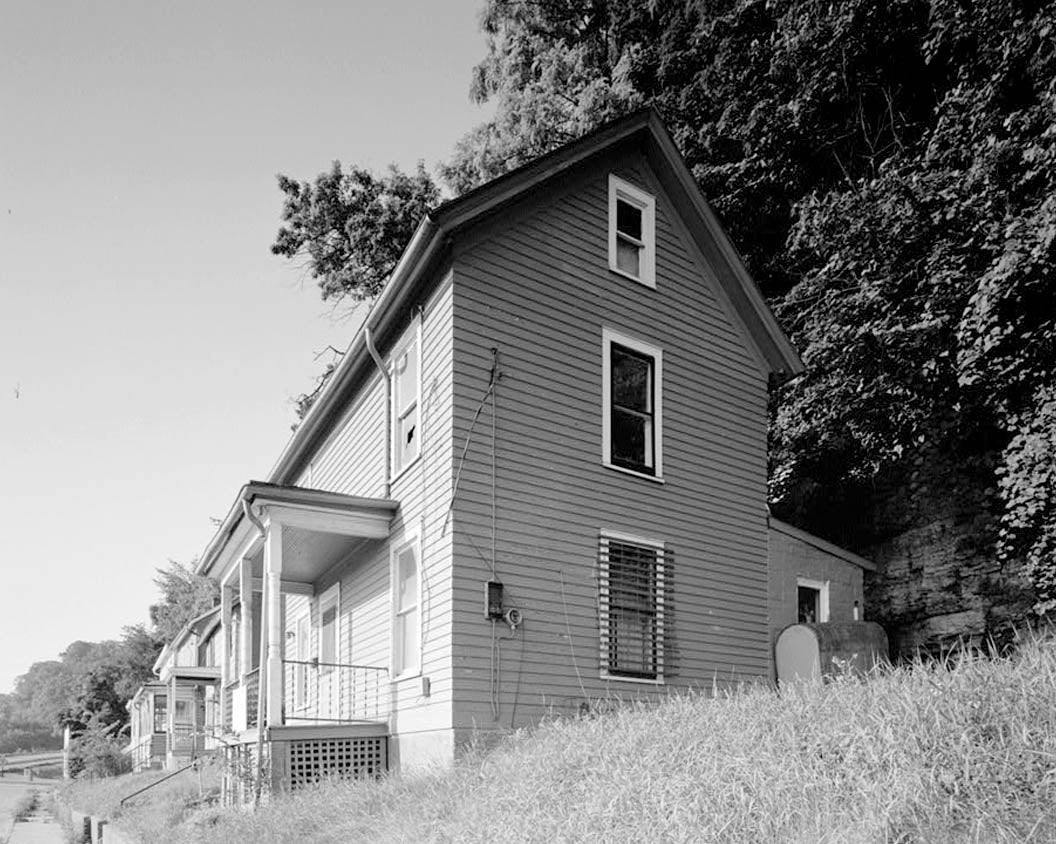 Historic Photo : Workingmen's Houses, Bridget Mehan House, 359 South Locust Street, Dubuque, Dubuque County, IA 2 Photograph