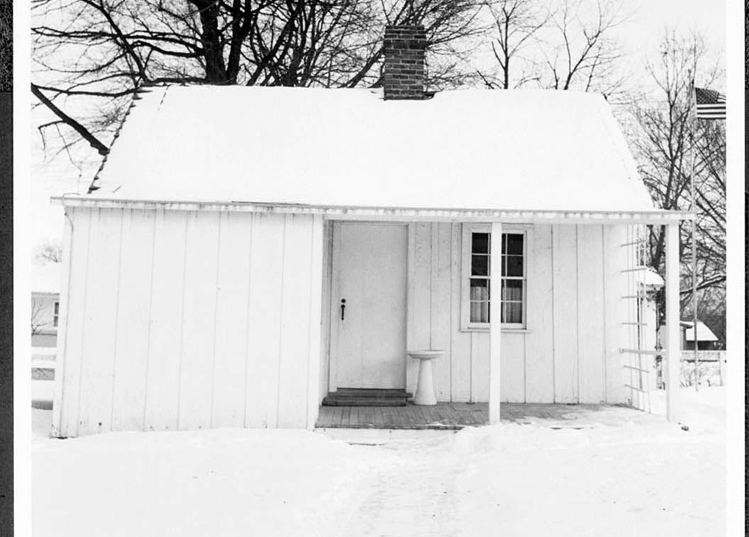 Historic Photo : Herbert Hoover Birthplace House, Southwest corner of Penn & Downey Streets (moved), West Branch, Cedar County, IA 4 Photograph