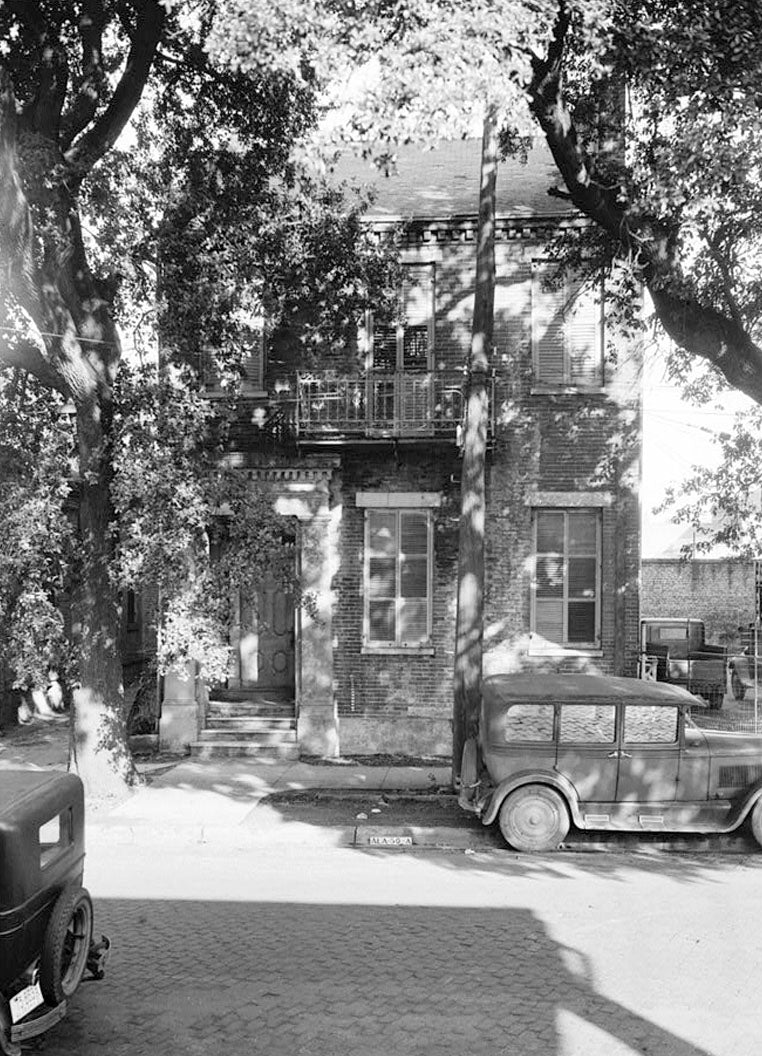 Historic Photo : 8 North Hamilton Street (House), Mobile, Mobile County, AL 2 Photograph