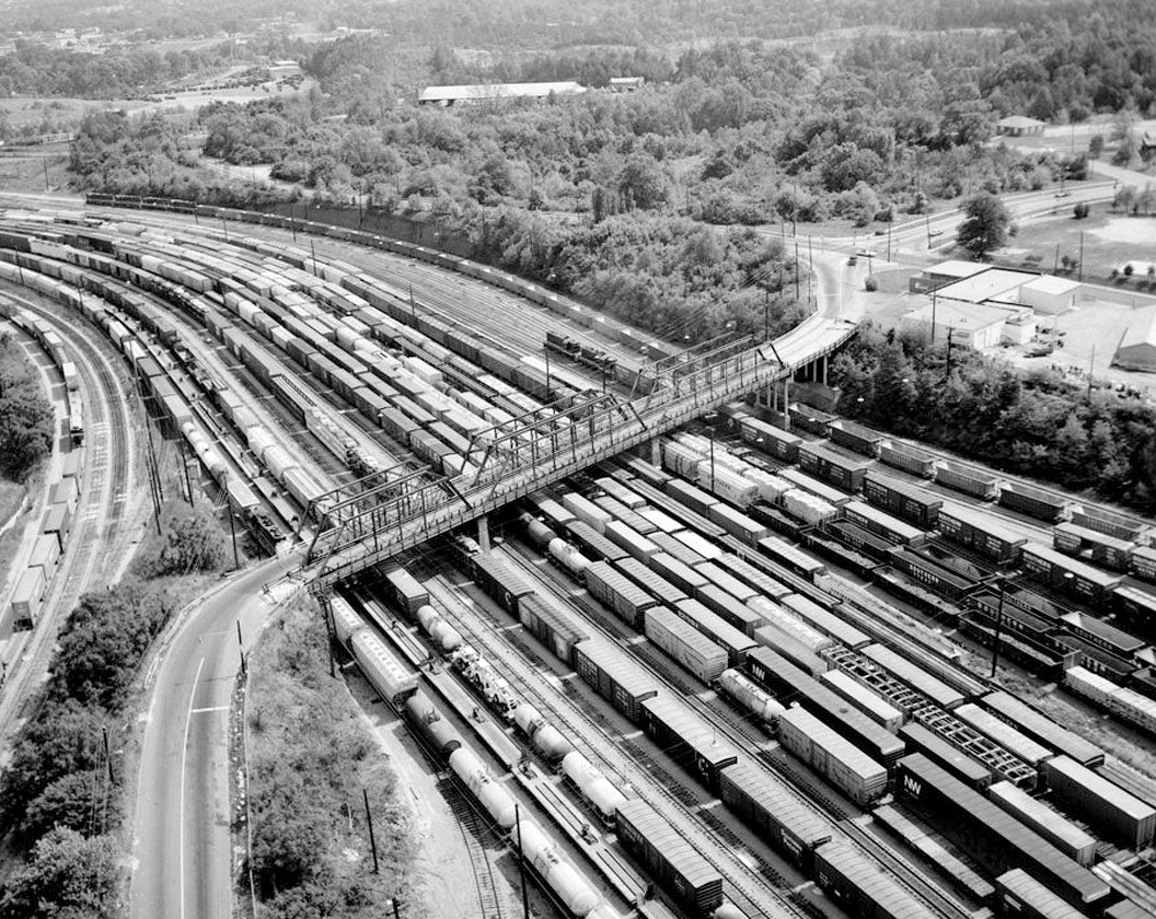 Historic Photo : Marietta Road Bridge, Marietta Road, Spanning Inman Railroad Yards, Atlanta, Fulton County, GA 3 Photograph