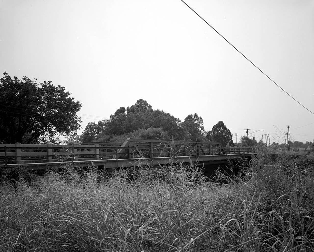 Historic Photo : Eight Mile Creek Bridge, Spanning Eight Mile Creek at U.S. Highway 49, Paragould, Greene County, AR 4 Photograph