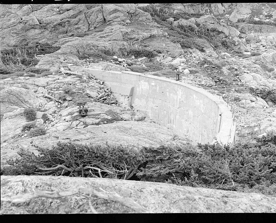 Historic Photo : Bluebird Dam, On Ouzel Creek 7 miles west of Allenspark, Allenspark, Boulder County, CO 1 Photograph