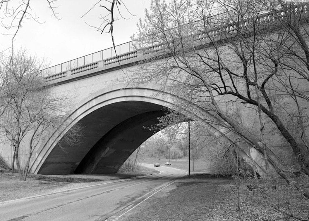 Historic Photo : Sixteenth Street Bridge, Spanning Piney Branch Parkway, Washington, District of Columbia, DC 1 Photograph