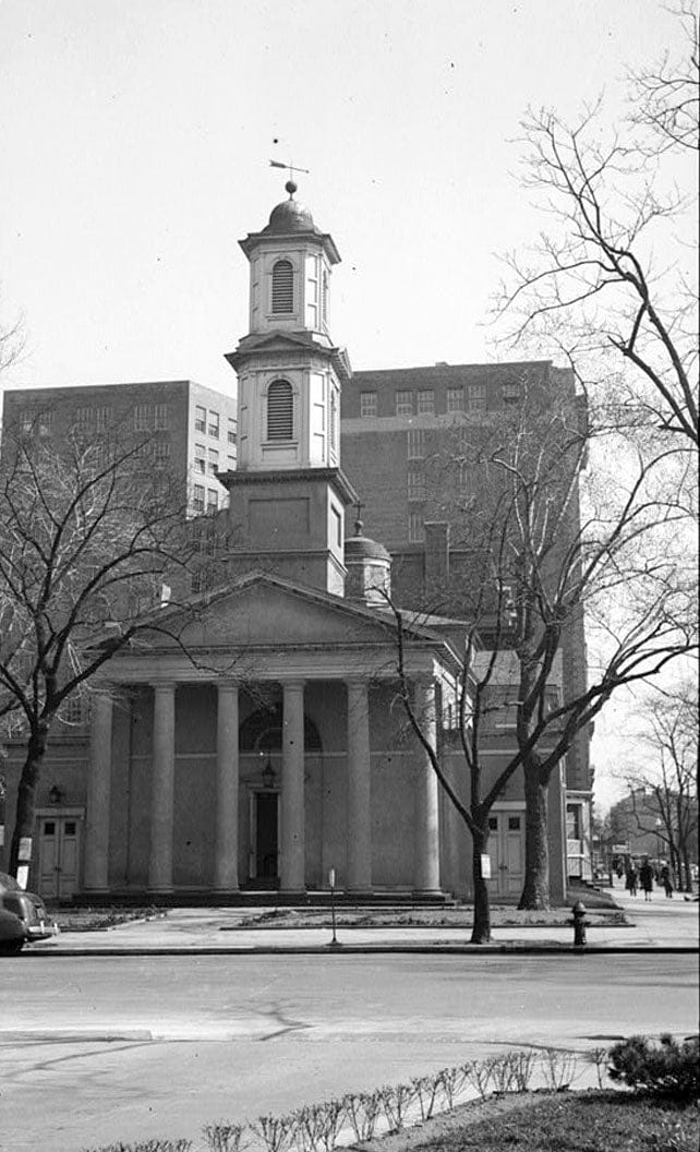 Historic Photo : St. John's Church, Sixteenth & H Streets Northwest, Washington, District of Columbia, DC 2 Photograph