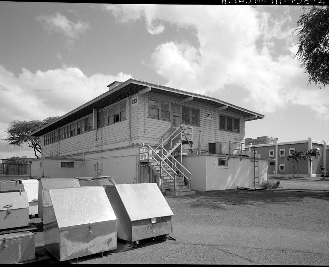 Historic Photo : U.S. Naval Base, Pearl Harbor, Casualty Station Type A, Corner of Avenue G & Sixth Street, near Dry Dock No. 1, Pearl City, Honolulu County, HI 1 Photograph