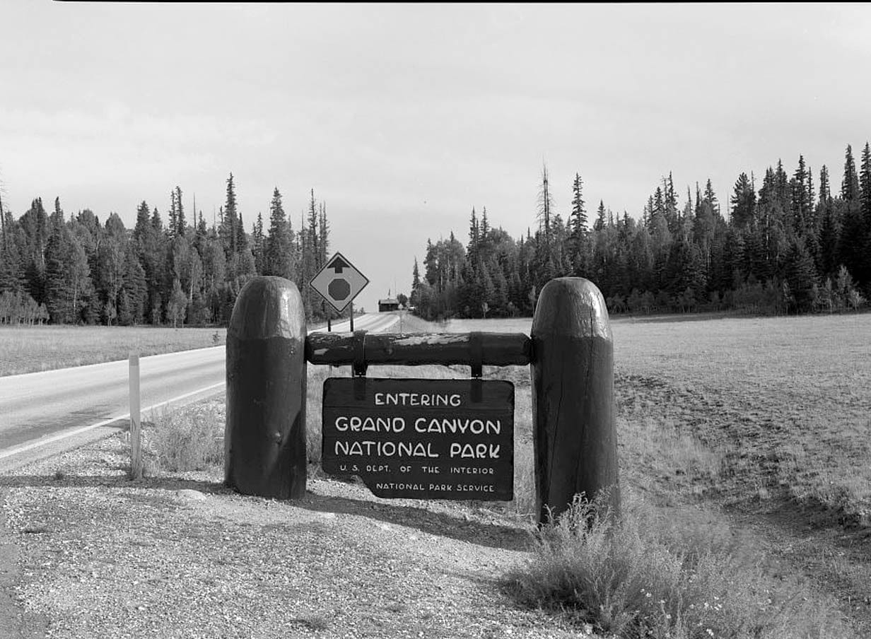 Historic Photo : North Entrance Road, Between Little Park & Bright Angel Point, Grand Canyon, Coconino County, AZ 6 Photograph
