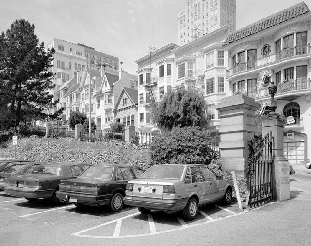 Historic Photo : Grace Cathedral, Crocker Fence, Along Taylor & Sacramento Streets, San Francisco, San Francisco County, CA 2 Photograph