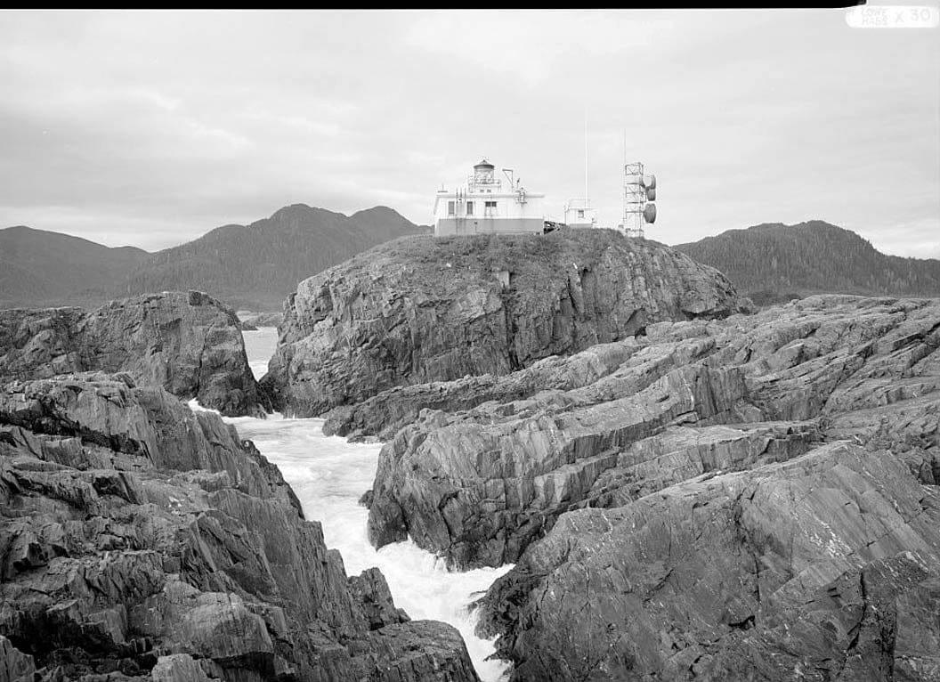 Historic Photo : Cape Spencer Lighthouse, Lighthouse, Cross Sound, Elfin Cove, Skagway-Hoonah-Angoon Census Area, AK 10 Photograph