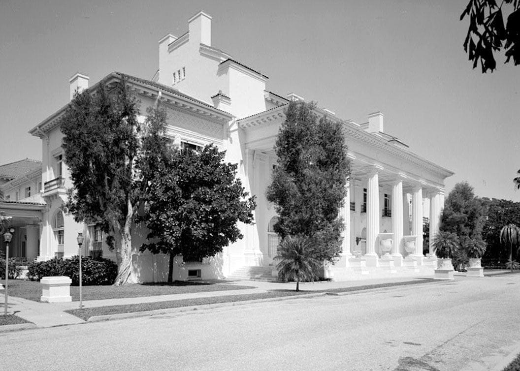 Historic Photo : Henry M. Flagler Mansion, Whitehall Way, Palm Beach, Palm Beach County, FL 2 Photograph