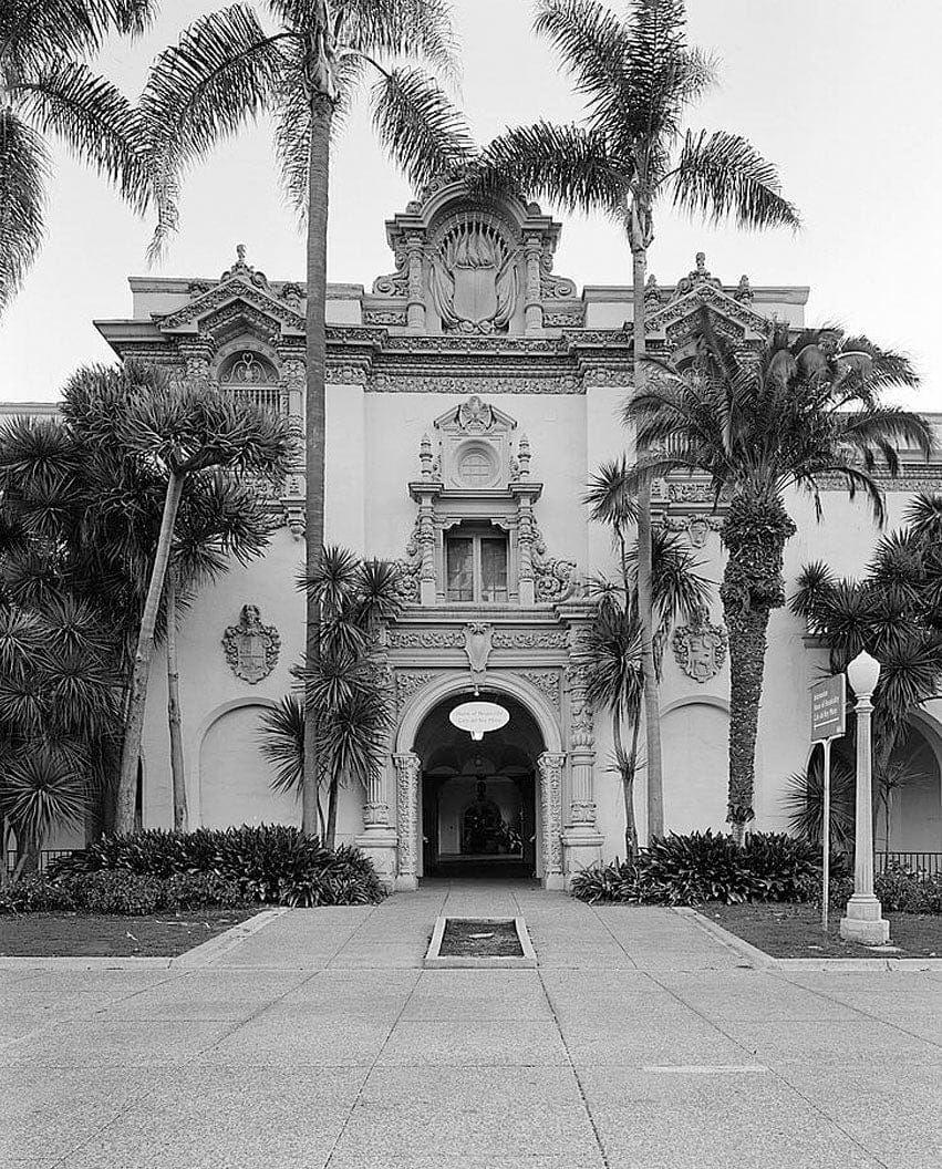 Historic Photo : Balboa Park, House of Hospitality, 1549 El Prado, San Diego, San Diego County, CA 10 Photograph