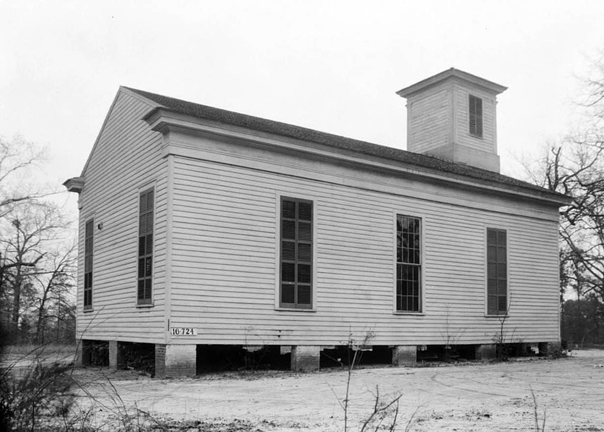 Historic Photo : Ivey Creek Methodist Church, State Highway 14, Mulberry, Autauga County, AL 1 Photograph